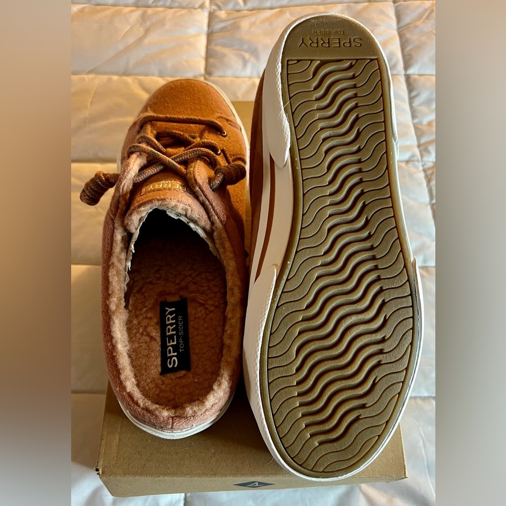 NWT Sperry Pier Wave Mule Teddy Mauve. Women’s size 7.5. - Picture 4 of 9